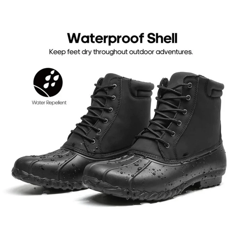 NortiV8 Duck Boots SNSB227M Black Snow / Rain Boots Size 9
